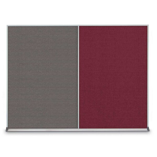Triple Door Radius Corkboard, 72"X36", B